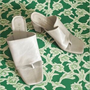 Luxuriously soft Gia x Pernille Teisbaek Leather Slides
Size 7.5